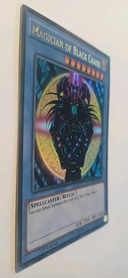 Magician of Black Chaos - YGLD-ENC01 - Near Mint/Mint YuGiOh! 1st Edition - Image 2