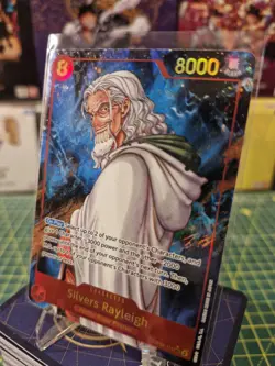 One Piece TCG Silvers Rayleigh OP08-118 ALT ART SR Two Legends - Image 1
