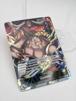 One Piece Queen OP04-040 Leader (Alt Art) Kingdoms Of Intrigue NM ENGLISH - Image 2