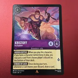 Disney Lorcana Winterspell (11) #51/204 Kristoff - Icy Explorer Regular - Image 1