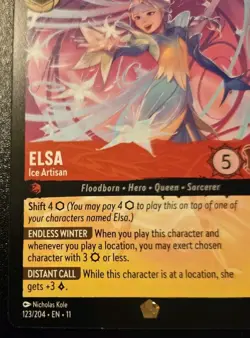 Elsa - Ice Artisan 123/204 Legendary Winterspell Disney Lorcana TCG - Image 4