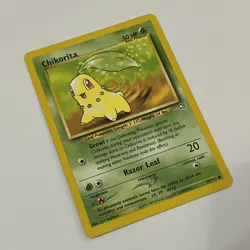 Chikorita - 54/111 - Pokemon Neo Genesis Unlimited Card WOTC NM Vtg Trading - Image 2
