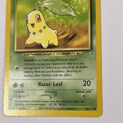 Chikorita - 54/111 - Pokemon Neo Genesis Unlimited Card WOTC NM Vtg Trading - Image 5