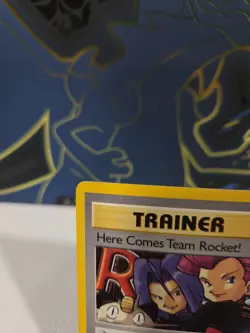 Here Comes Team Rocket Unlimited Edition Regular MP Card #10 - Image 2