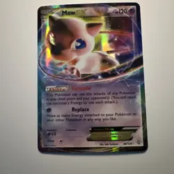 Pokemon 2012 TCG Mew EX Ultra Rare Holo Card 46/124 Dragons Exalted - mint - Image 1