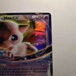 Pokemon 2012 TCG Mew EX Ultra Rare Holo Card 46/124 Dragons Exalted - mint - Image 3