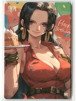 BOA HANCOCK BIRTHDAY CAKE BR BR-02 ONE PIECE Anime Collectible Card - Image 1