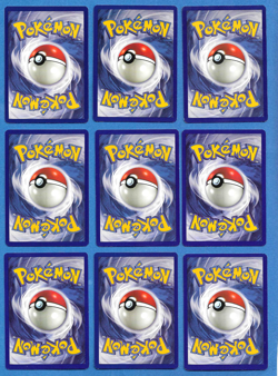 LOT OF 9 DIFFERENT 1999 POKEMON BASE UNLIMITED SET UNCOMMON CARDS - UNPLAYED - Image 2