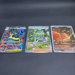 Pokemon Mega Evolution 3 Card LOT NM - Wally's Compassion Vulpix Mega Lucario - Image 1