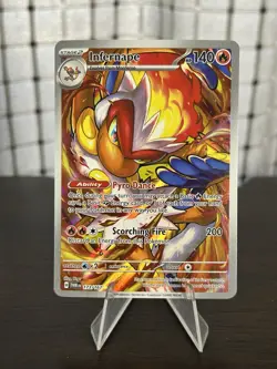 Infernape Illustration Twilight Masquerade Pokemon TCG Card 173/167 - Image 1