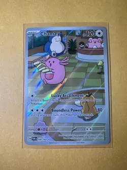 Pokemon TCG Chansey Illustration Twilight Masquerade Card 187/167 MINT - Image 1