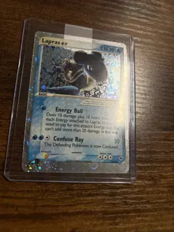 Pokemon TCG Lapras EX Holo Ultra Rare Card Ruby and Sapphire 99/109 - Image 3