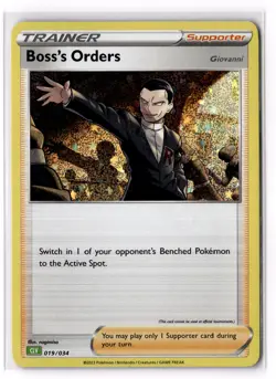 Boss's Orders (CLV) 019/034 Trading Card Game Classic Holo NM - Image 1