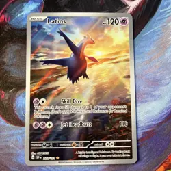 Latios #203/191 Surging Sparks Illustration Rare Pokemon Card Near Mint - Image 1