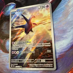 Latios #203/191 Surging Sparks Illustration Rare Pokemon Card Near Mint - Image 2