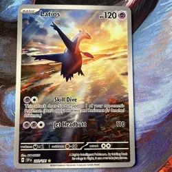 Latios #203/191 Surging Sparks Illustration Rare Pokemon Card Near Mint - Image 3