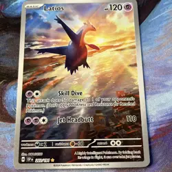 Latios #203/191 Surging Sparks Illustration Rare Pokemon Card Near Mint - Image 4