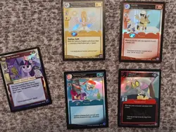 MLP CCG Lot 122 Cards Absolute Discord & Rainbow Dash Tins 5 Foil My Little Pony - Image 2