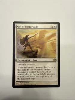 Gift of Immortality Theros Regular MTG, Near Mint, Free Shipping - Image 1