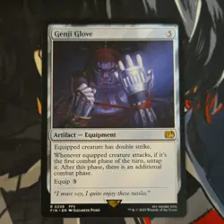 Magic: The Gathering Genji Glove Universes Beyond Final Fantasy Equipment Rare - Image 1