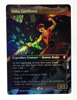 Zuko, Conflicted - Borderless FOIL - MTG Avatar - TLA 302 - Image 1