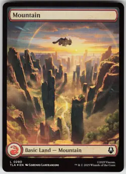 MTG Mountain Foil NM Avatar: The Last Airbender Magic 290 - Image 1