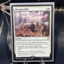 Magic the Gathering - Akroma's Will - Commander Legends - NM - 003 - Regular MTG - Image 2