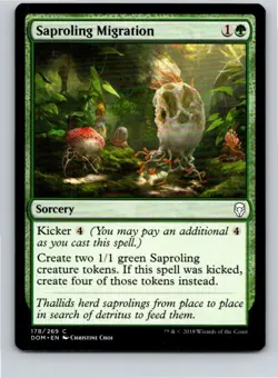 Magic the Gathering Saproling Migration Dominaria MTG Free Shipping! - Image 1