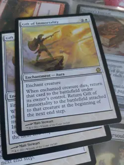 Mtg Gift Of Immortality Slightly Played - Image 1