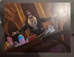 Original Art MTG Magic The Gathering - Corrupt Court Official - Drew Baker - Image 2