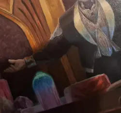 Original Art MTG Magic The Gathering - Corrupt Court Official - Drew Baker - Image 4