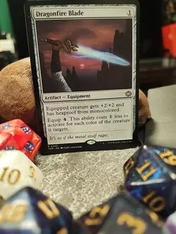 MTG Dragonfire Blade - Regular - Tarkir: Dragonstorm #0240 - Image 1