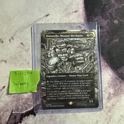 MTG Donatello, Mutant Mechanic Gold-Stamped Signature 0302 TMNT - Image 1