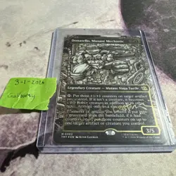 MTG Donatello, Mutant Mechanic Gold-Stamped Signature 0302 TMNT - Image 5