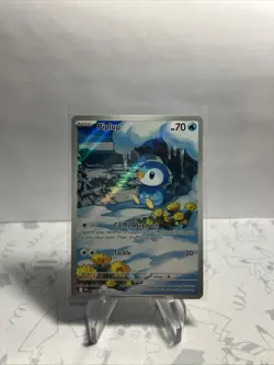 Pokemon TCG Piplup 98/94 Illustration Rare IR Phantasmal Flames Raw Near Mint - Image 1