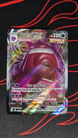 Gengar VMAX 157/264 Pokemon Fusion Strike Holo NM or Better - Image 3