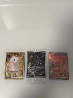 Pokemon 151 UPC Promo Set Mew SVP053, Mewtwo SVP052, Mew ex 205/165 - Image 1