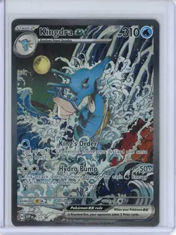 Kingdra ex Pokemon 2024 Scarlet & Violet Black Star Promo #131 NM - Image 1