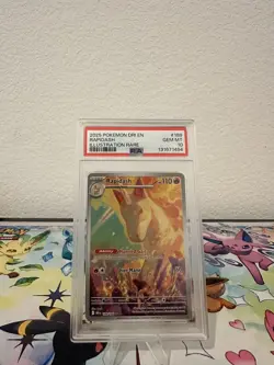 2025 POKEMON DRI EN-DESTINED RIVALS ILLUSTRATION RARE #189 RAPIDASH PSA 10 - Image 1
