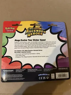 2026 Pokemon Tech Sticker Collection- Ascended Heroes / 3-packs -stickers /promo - Image 2