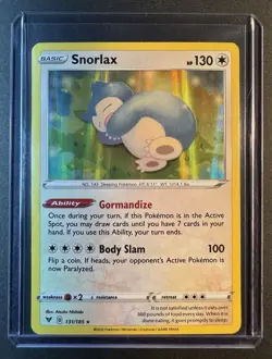 Snorlax - 131/185 - SWSH Vivid Voltage Holo Rare Pokemon TCG - NM - Image 1