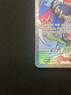 Pokemon Mega Charizard X EX 023 Promo (WARNING) Crease On Left Edge - Image 5