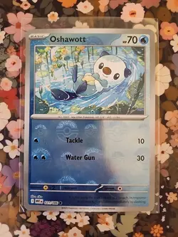 Pokemon TCG Oshawott 021/086 Sv: White Flare (Poke Ball Pattern) NM - Image 1