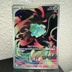 Pokemon TCG Bulbasaur 133/132 Mega Evolutions IR Stamped Promo sealed Mint - Image 4