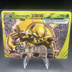 POKEMON Chesnaught BREAK #12/162 Holo XY - BREAKthrough NM - Image 1