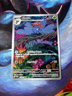 Gloom - 198/197 - Illustration Rare NM-Mint Pokemon SV03 - Obsidian Flames - Image 2