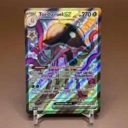 Toedscruel EX 213/091 Shiny Ultra Rare Pokemon Scarlet & Violet Paldean Fates - Image 1