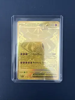 Pokemon Mega Zygarde EX Gold Secret Rare Full Art Foil 124/088 English - Image 1