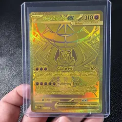 Pokemon Mega Zygarde EX Gold Secret Rare Full Art Foil 124/088 English - Image 3
