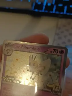 Pokemon Lillie's Ribombee SVP 183 Journey Together Prerelease Stamped Promo - Image 3